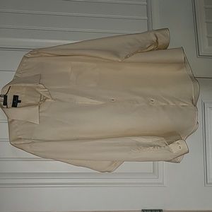 Valerio Garati, XL,long sleeve yellow dress shirt